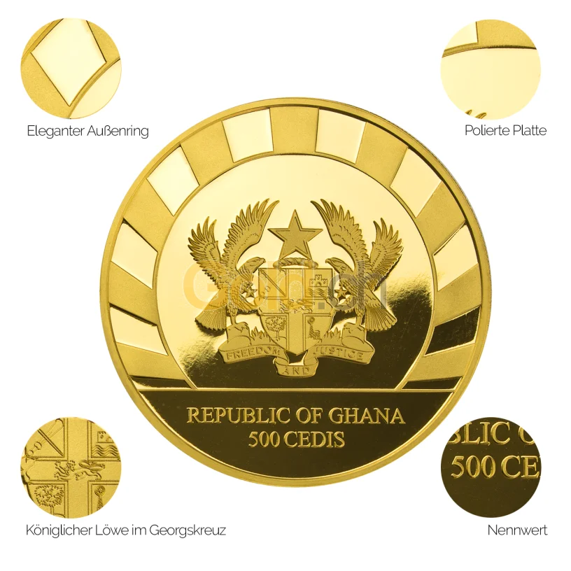 Goldmünze Giants of the Ice Age - Details des Avers Goldmünze Giants of the Ice Age - Details des Avers