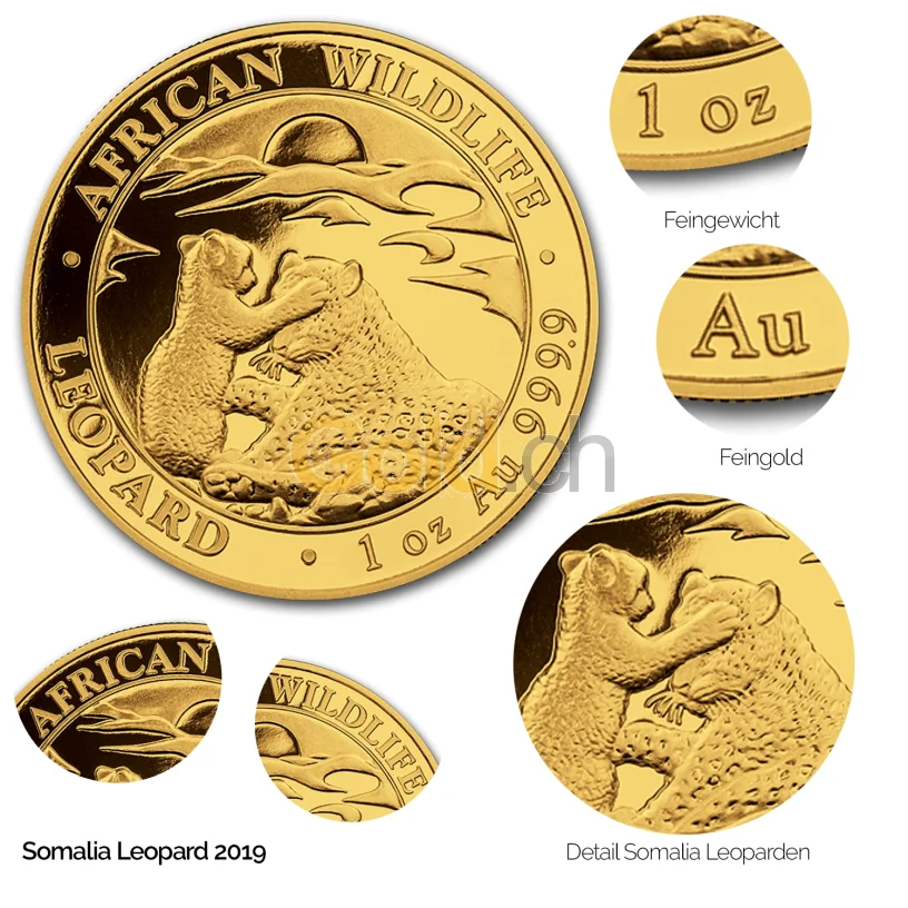Somalia Leopard Goldm nze Preisvergleich Goldm nzen G nstig Kaufen