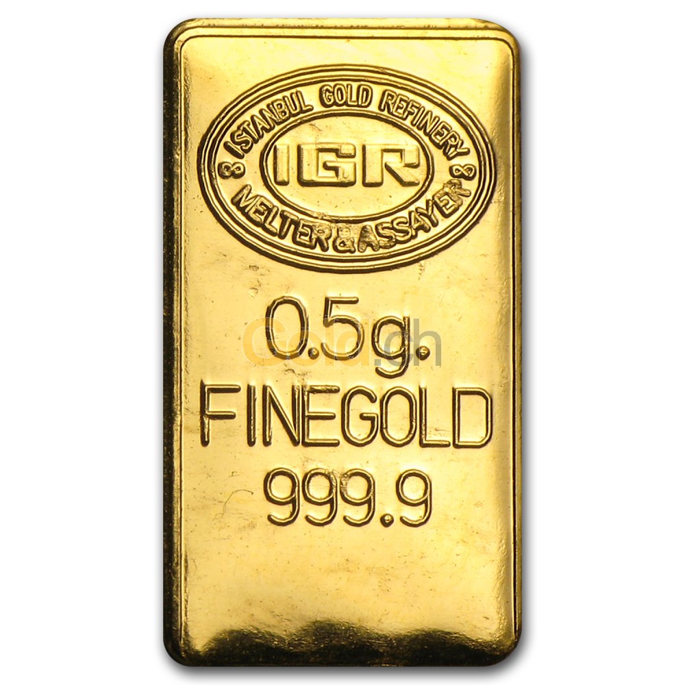 Goldbarren Preisvergleich: 0,5 Gramm Gold kaufen