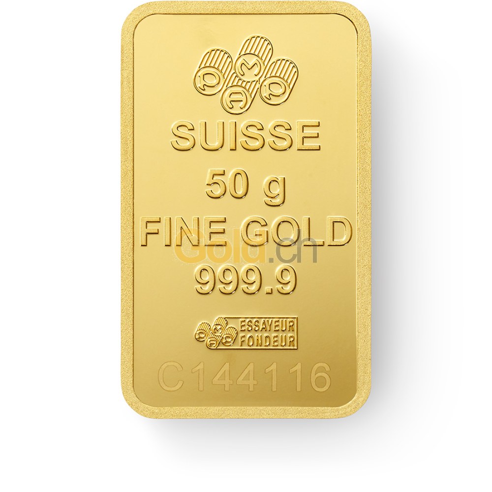 Goldbarren Preisvergleich: 50 Gramm Gold kaufen
