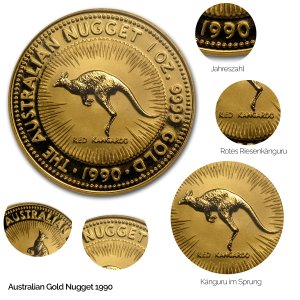 Australian Nugget Gold 1990