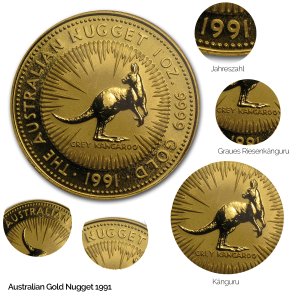 Australian Nugget Gold 1991