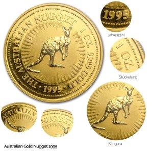 Australian Nugget Gold 1995