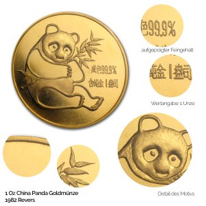 China Panda Gold 1982