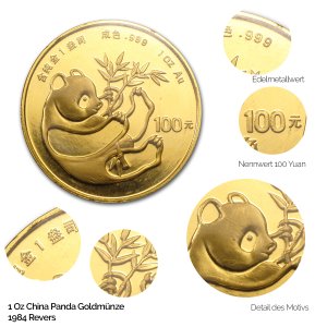 China Panda Gold 1984