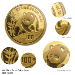 China Panda Gold 1990