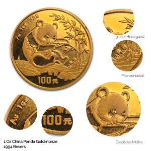 China Panda Gold 1994