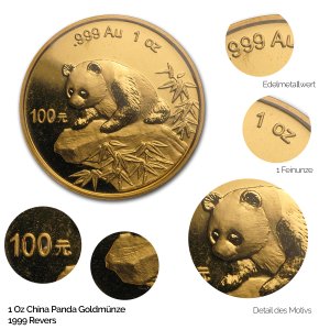China Panda Gold 1999