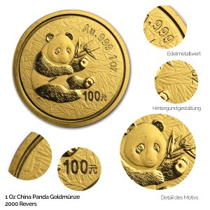 China Panda Gold 2000