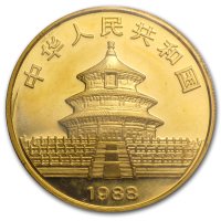 China Panda Gold Avers 1988