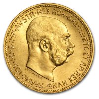 Nachprägung 20 Kronen Goldmünze Revers
