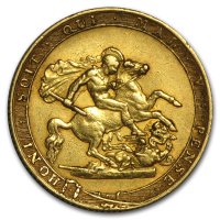 Gold Sovereign von 1817-1820 - Georg III - Revers