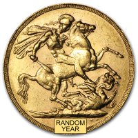 Gold Sovereign von 1887-1892 - Victoria - Revers