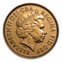 Gold Sovereign von 2012 - Elisabeth II - Avers