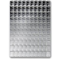 Silbertafel 100 x 1 g Silber Tafelbarren kaufen