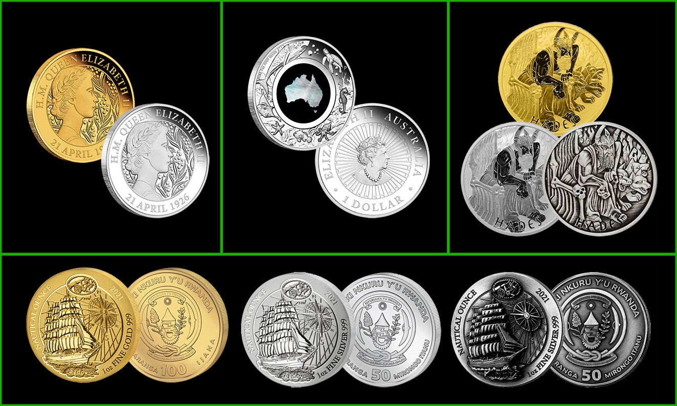 Exquisite Münzneuheiten aus Gold und Silber im August 2021, Teil 1
