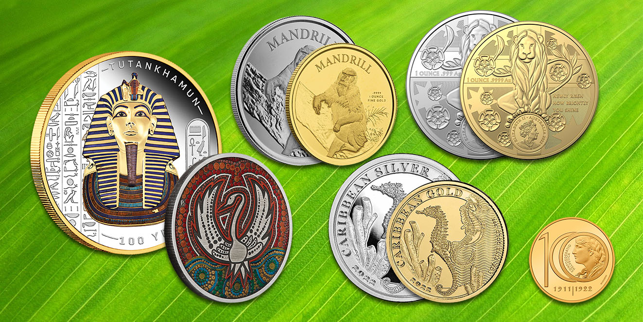 Neue Bullion- und Sammlermünzen mit anspruchsvollen Designs