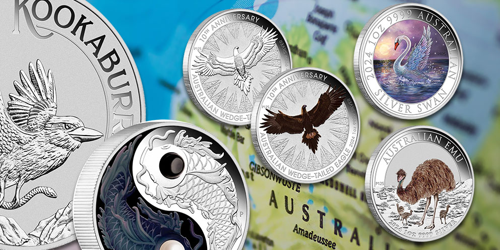 Neue Silbermünzen aus Australien im Frühjahr 2024
