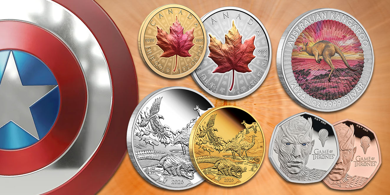 Neue Sammlermünzen aus Silber und Gold im August 2026
